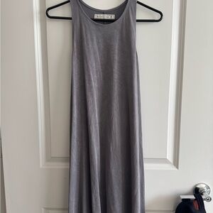 Abercrombie & Fitch Gray Halter Maxi Sundress